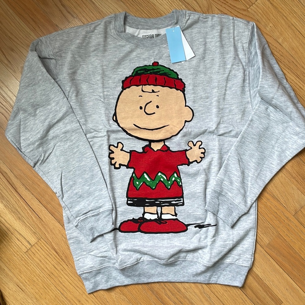 BNWT Peanuts Charlie Brown Graphic Sweatshirt